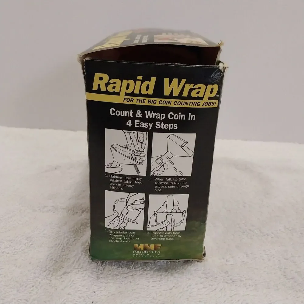 Speed Sort And Rapid Wrap Coin Sorter And Roller Set (Missing Penny Tray) #B030